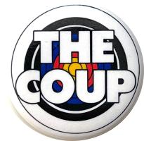 Coup publicity pin