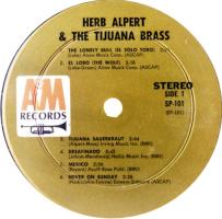 Herb Alpert & the Tijuana Brass: The Lonely Bull U.S. stereo album