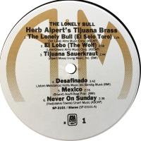 Herb Alpert & the Tijuana Brass: The Lonely Bull U.S. vinyl album