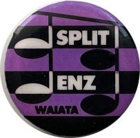 Split Enz: Waiata promotional pin