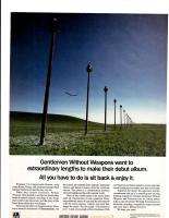 Gentlemen Without Weapons: Transmissions U.S. ad