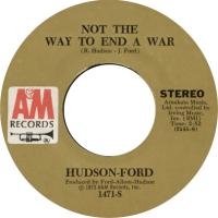 Hudson-Ford: Not the Way to End a War U.S. 7-inch