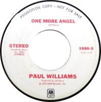 Paul Williams: One More Angle U.S. promotional 7-inch