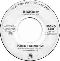 King Harvest: Hickory U.S. promotional 7-inch