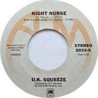 U.K. Squeeze: Night Nurse U.S. 7-inch