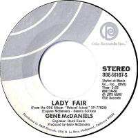 Gene McDaniels: Lady Fair U.S. 7-inch