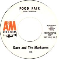 Dave and The Marksmen: Food Fair U.S. promotional 7-inch