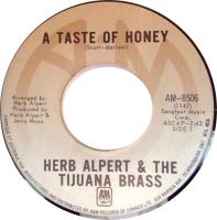 Herb Alpert & the Tijuana Brass: A Taste Of Honey Canada 7-inch