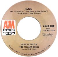 Herb Alpert & the Tijuana Brass: Slick Canada 7-inch