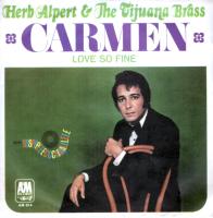 Herb Alpert & the Tijuana Brass: Carmen Italy 7-inch