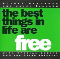 Janet Jackson & Luther Vandross: The Best Things In Life Are Free Japan CD album