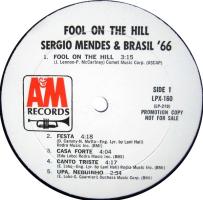 Sergio Mendes & Brasil '66: Fool On the Hill U.S. promo vinyl album