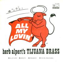 Herb Alpert & the Tijuana Brass: All My Lovin' New Zealand 7-inch EP