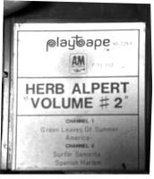 Herb Alpert & the Tijuana Brass: Volume 2 4-track Playtime