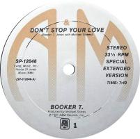 Booker T. Jones: Don't Stop Your Love U.S. 12-inch