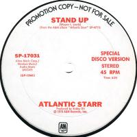 Atlantic Starr: Stand Up U.S. promotional 12-inch