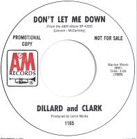 Dillard & Clark: Don't Let Me Down U.S. promotional 7-inch