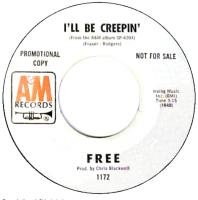 Free: I'll Be Creepin' U.S. promotional 7-inch