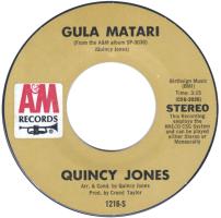 Quincy Jones: Gula Matari U.S. 7-inch