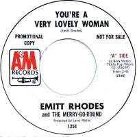 Emitt Rhodes: You're a Very Lovely Woman U.S. promotional 7-inch