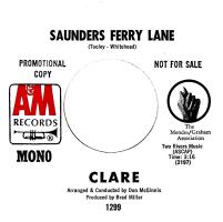 Clare: Saunders Ferry Lane U.S. promotional 7-inch