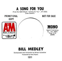 Bill Medley: A Song For You U.S. promotional 7-inch