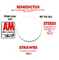 Strawbs: Benedictus U.S. promotional 7-inch