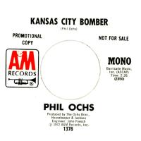 Phil Ochs: Kansas City Bomber U.S. promotional 7-inch