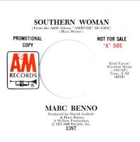 Marc Benno: Southern Woman U.S. promotional 7-inch