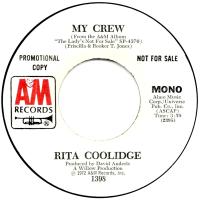 Rita Coolidge: My Crew Y.S. promotional 7-inch