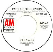 Strawbs: Part Of the Union U.S. promotional 7-inch