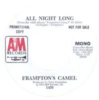 Peter Frampton: All Night Long U.S. promotional 7-inch