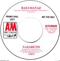 Nazareth: Razamanaz U.S. promotional 7-inch