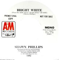 Shawn Phillips: Bright White U.S. promotional 7-inch