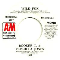 Booker T. & Priscilla: Wild Fox U.S. promotional 7-inch