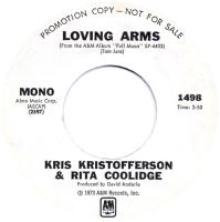 Kris & Rita: Loving Arms U.S. promotional 7-inch