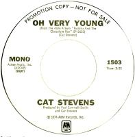 Cat Stevens: Oh Very Young U.S. promotional 7-inch