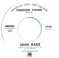 Joan Baez: Forever Young U.S. promotional 7-inch