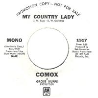 Comox: My Country Lady U.S. promotional 7-inch