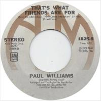 Paul Williams: That's What Friends Are For U.S. 7-inch