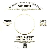 Herb Alpert & the Tijuana Brass: Fox Hunt U.S. promotional 7-inch