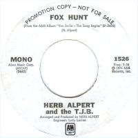 Herb Alpert & the Tijuana Brass: Fox Hunt U.S. promotional 7-inch