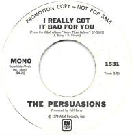 Persuasions: I Really Got It Band For You U.S. promotional 7-inch