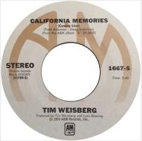 Tim Weisberg: California Memories U.S. 7-inch