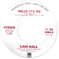 Lani Hall: Hello It's Me U.S. promotional 7-inch