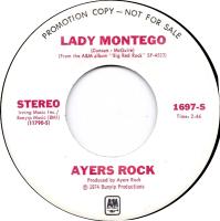 Ayers Rock: Lady Montego U.S. promotional 7-inch