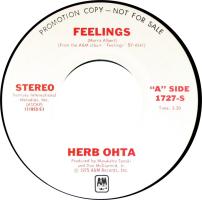 Herb Ohta: Feelings U.S. promotional 7-inch