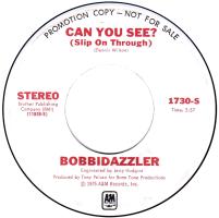 Bobbidazzler: Can You See U.S. promotional 7-inch