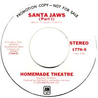 Homemade Theatre: Santa Jaws U.S. promotional 7-inch