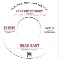 Head East: Love Me Tonight U.S. promotional 7-inch